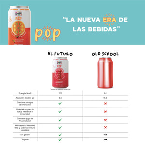 CAJA LATA BEBIDA SALUDABLE POP BERRIES (12 unidades)